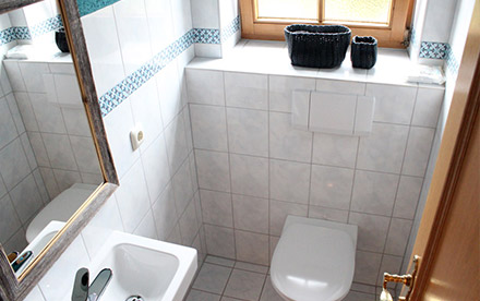 Auch im WC steckt viel Liebe zum Detail